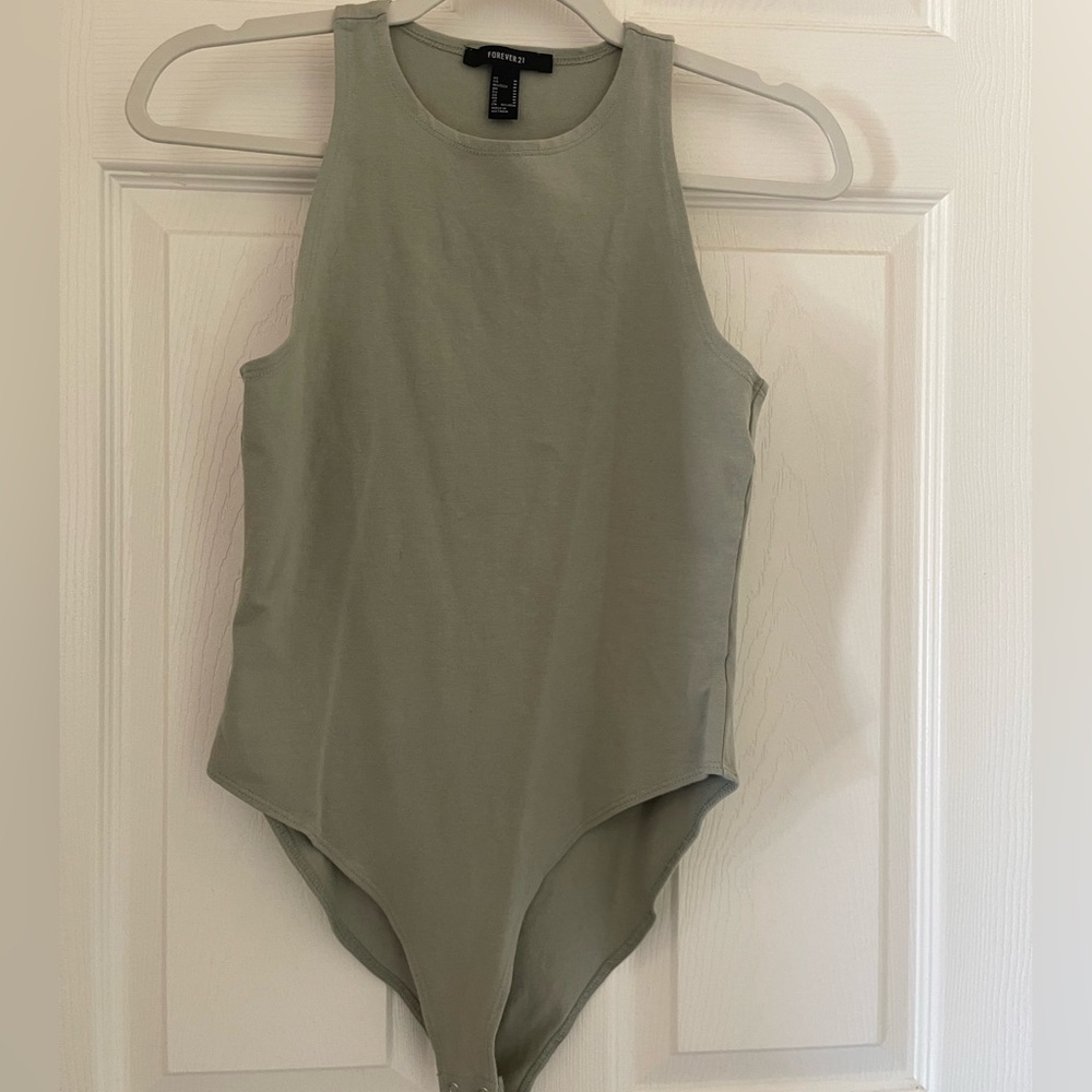 Forever 21 Sage Green Bodysuit